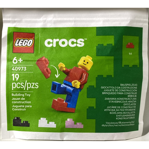 LEGO Promotional 40973 Crocs Multi Minifigure Paper Bag sealed paper bag packaging