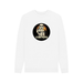 White Storm Pooper - Exclusive Design Men's Organic Cotton Crew Neck Sweatshirt