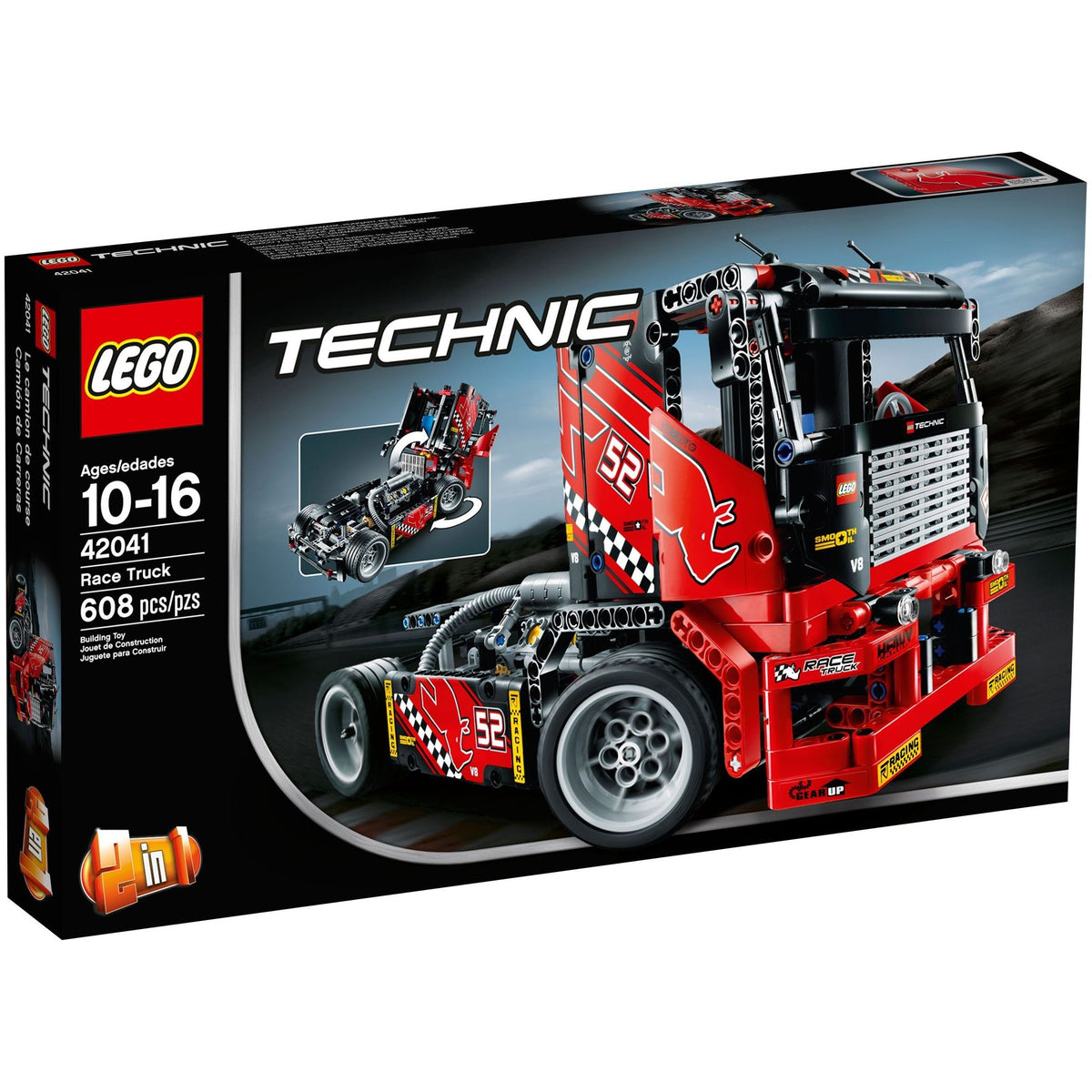 Lego technic red race car online