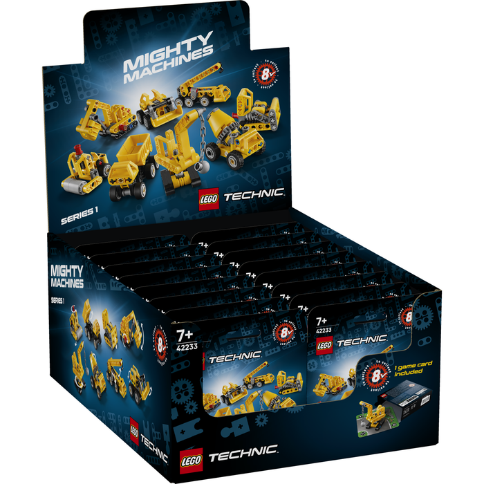 LEGO Technic 42233 Mighty Machines Series 1 - Full Box of 16