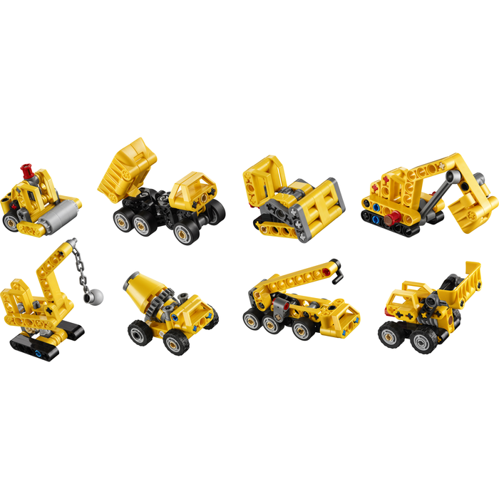 LEGO Technic 42233 Mighty Machines Series 1 - Full Set of 8