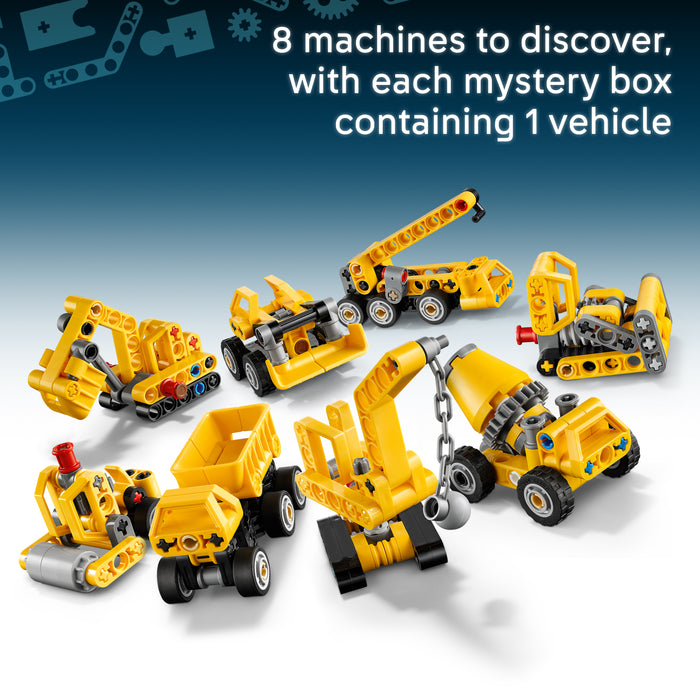 LEGO Technic 42233 Mighty Machines Series 1 - Full Set of 8