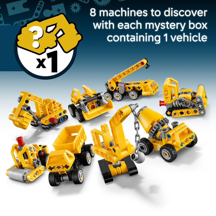LEGO Technic 42233 Mighty Machines Series 1 - Full Set of 8