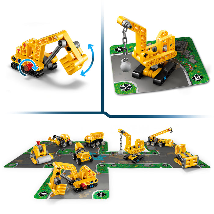 LEGO Technic 42233 Mighty Machines Series 1 - Full Set of 8
