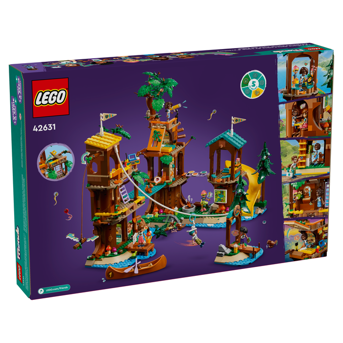 LEGO Friends 42631 Adventure Camp Tree House box back