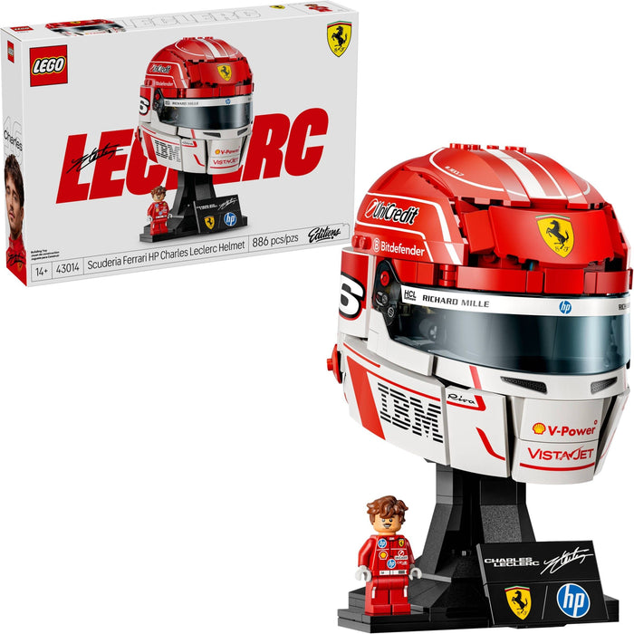 LEGO Editions 43014 Scuderia Ferrari HP Charles Leclerc Helmet