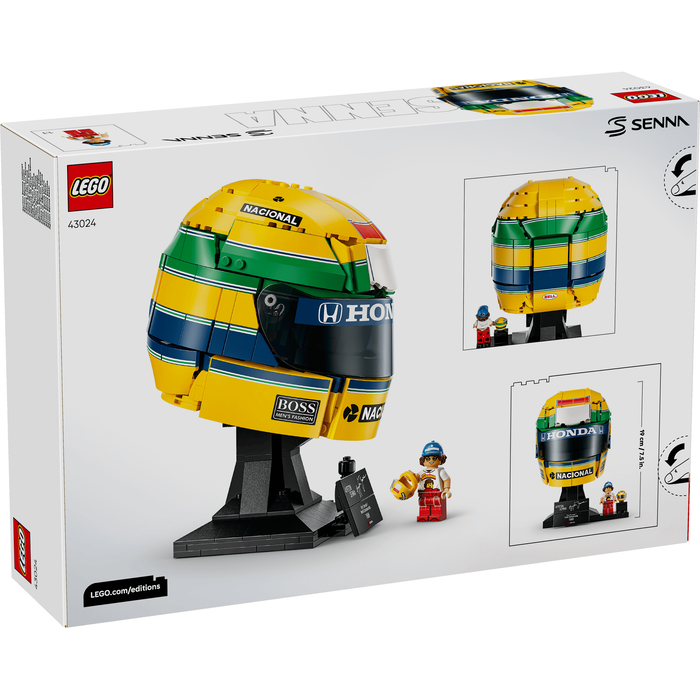 LEGO Editions 43024 Ayrton Senna Helmet box back