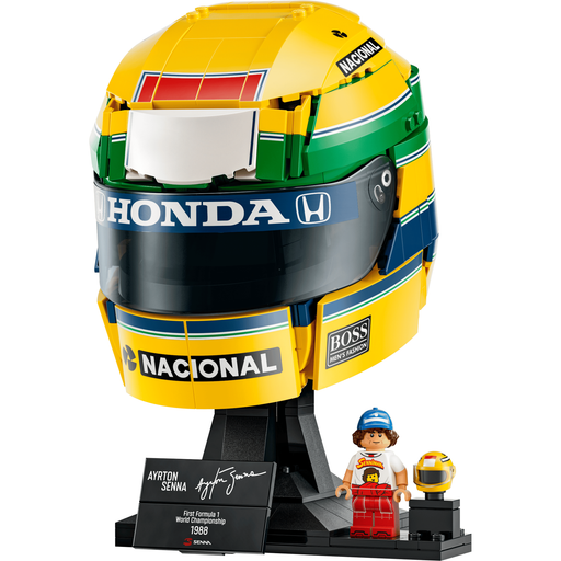 LEGO Editions 43024 Ayrton Senna Helmet built helmet with Ayrton Senna minifigure