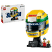 LEGO Editions 43024 Ayrton Senna Helmet box front with the built helmet