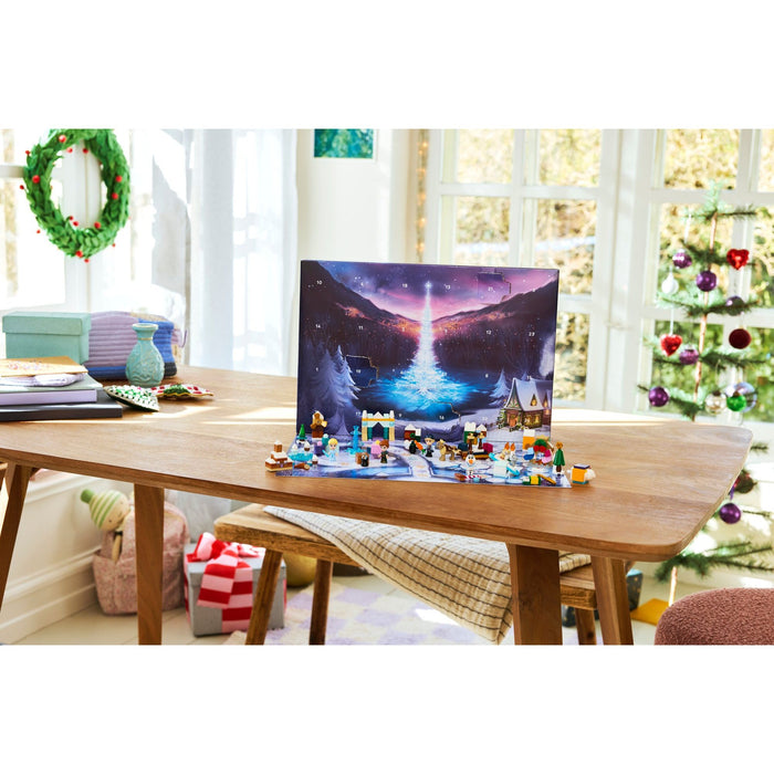 LEGO Disney 43273 Advent Calendar 2025 festive display