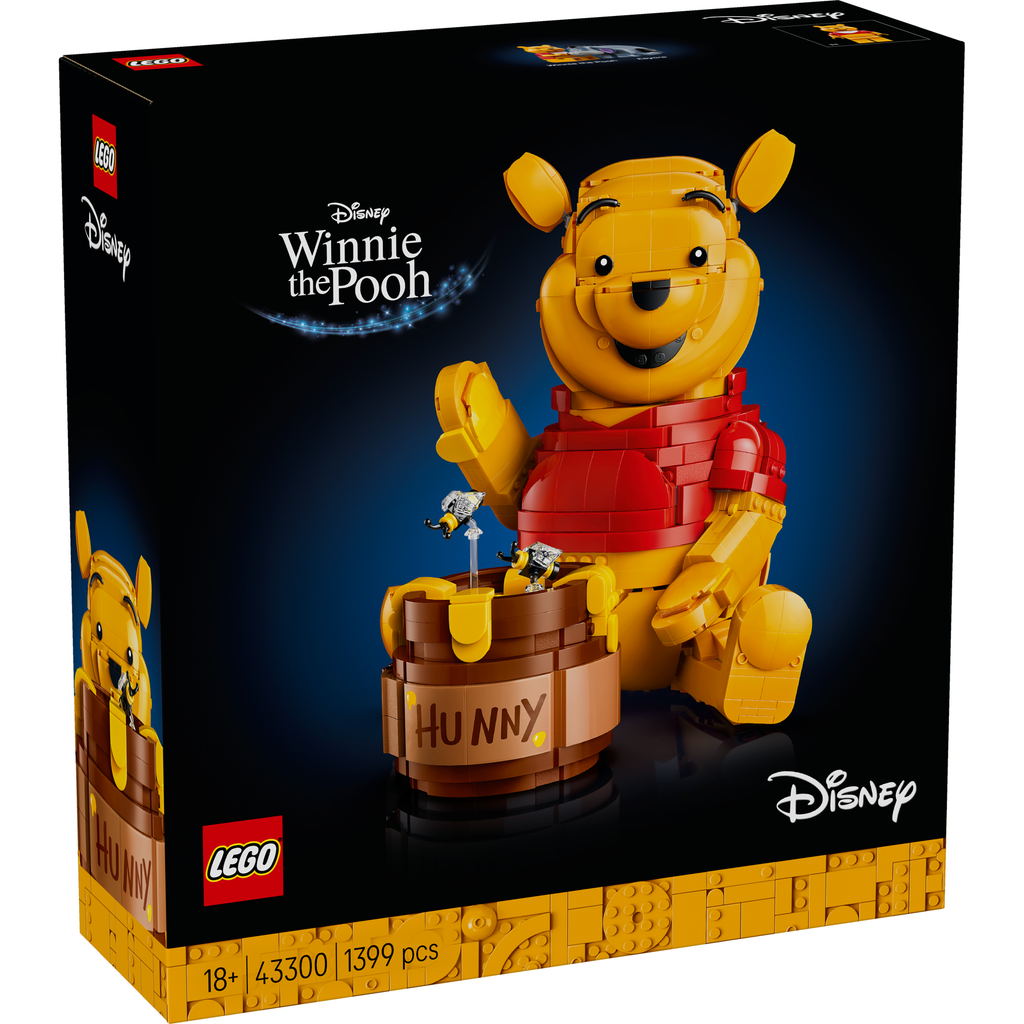 MEDICOM TOY Winnie the Pooh BIGフィギュア LEGO 43300 Winnie the Pooh 100th Anniversary Set | 18+ Display