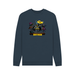 Navy Blue Hat Man - Exclusively Designed Organic Cotton Men's Sweatshirt