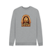 Light Heather Pizza The Hut - Exclusive Design Men's Organic Cotton Crew Neck Sweatshirt