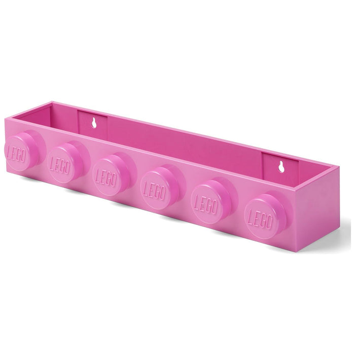 LEGO 6 Stud Wall Hanging Book Rack - Pink