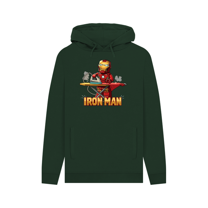 Evergreen Iron Man Hoodie - Iron Man doing the Ironing