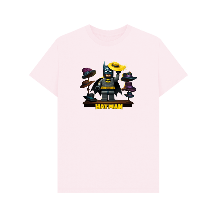 Pink Hat Man - Exclusively Designed Organic Cotton Mens T-Shirt