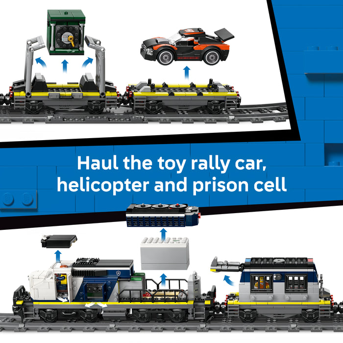 LEGO City Police Train Heist 60508 | Motorized Train Set