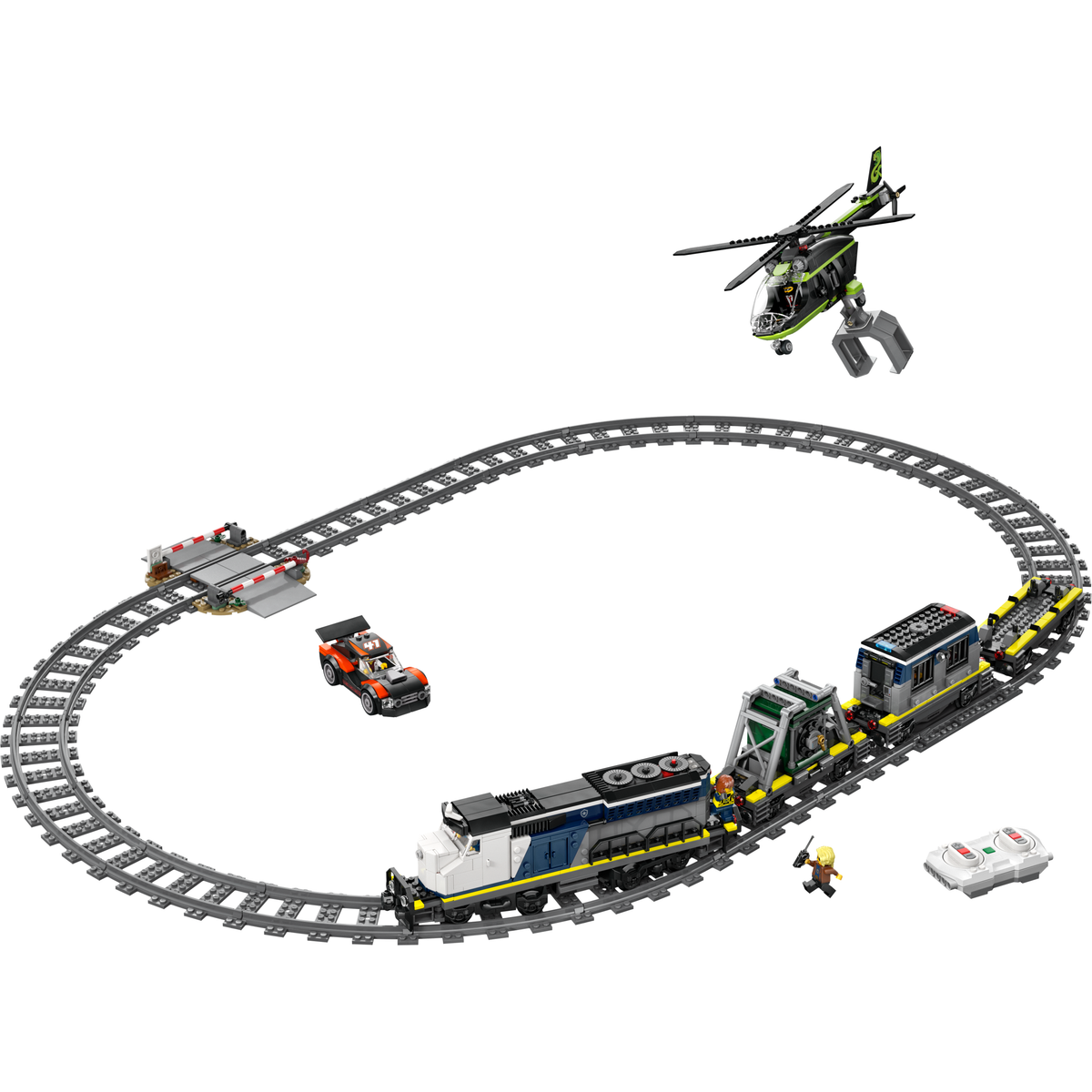 LEGO City Police Train Heist 60508 | Motorized Train Set
