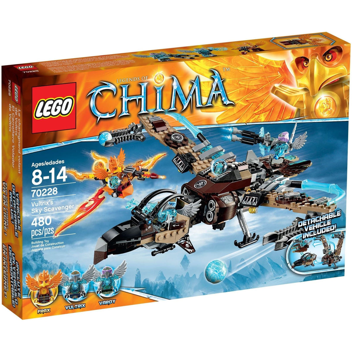 LEGO Legends of Chima 70228 Vultrix's Sky Scavenger — Brickabrac