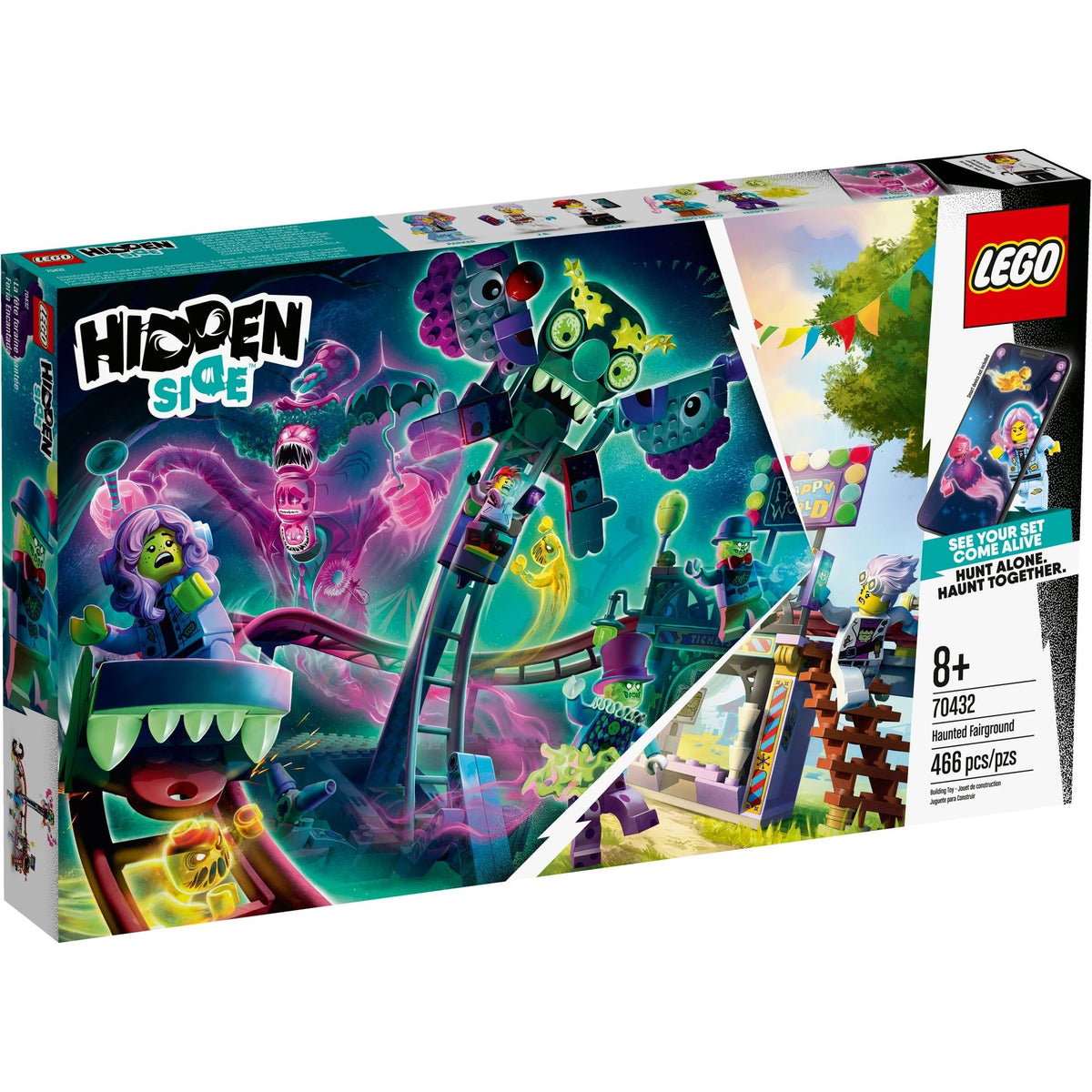 LEGO Hidden Side 70432 Haunted Fairground box front