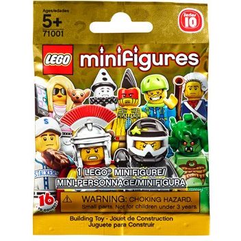 LEGO Collectable Minifigures 71001 Series 10 Full Case of 60 mystery minifigure packet