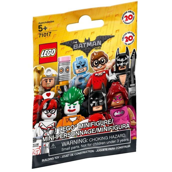 LEGO Collectable Minifigures 71017 The LEGO Batman Movie Full Case of 60 mystery minifigure packet
