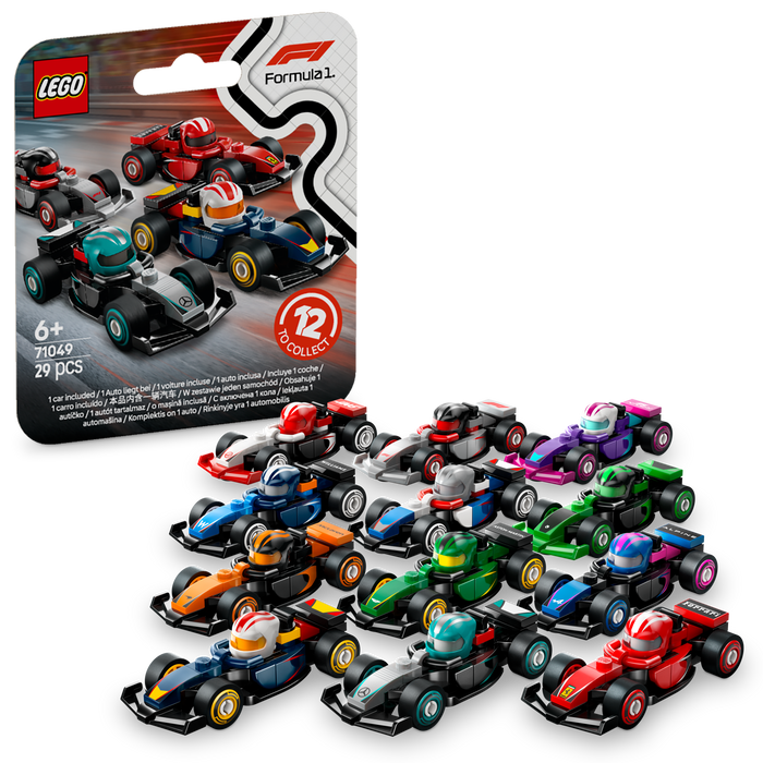 LEGO 71049 Formula One Collectables F1 Race Cars - Full set of 12