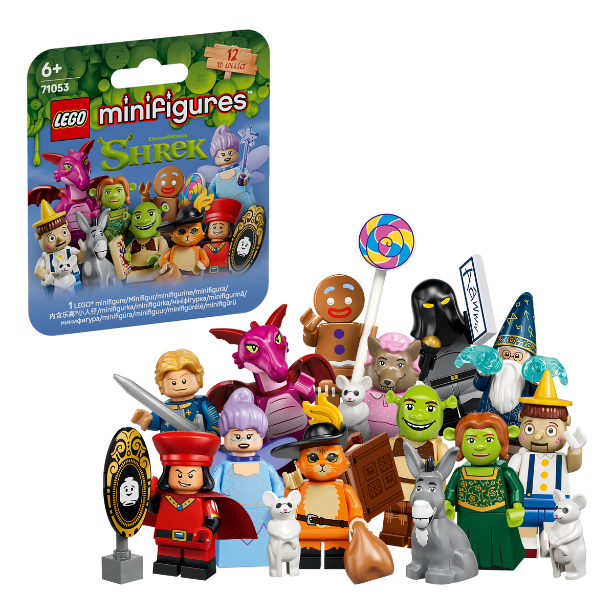 LEGO Collectable Minifigures 71053 Shrek Full set of 12