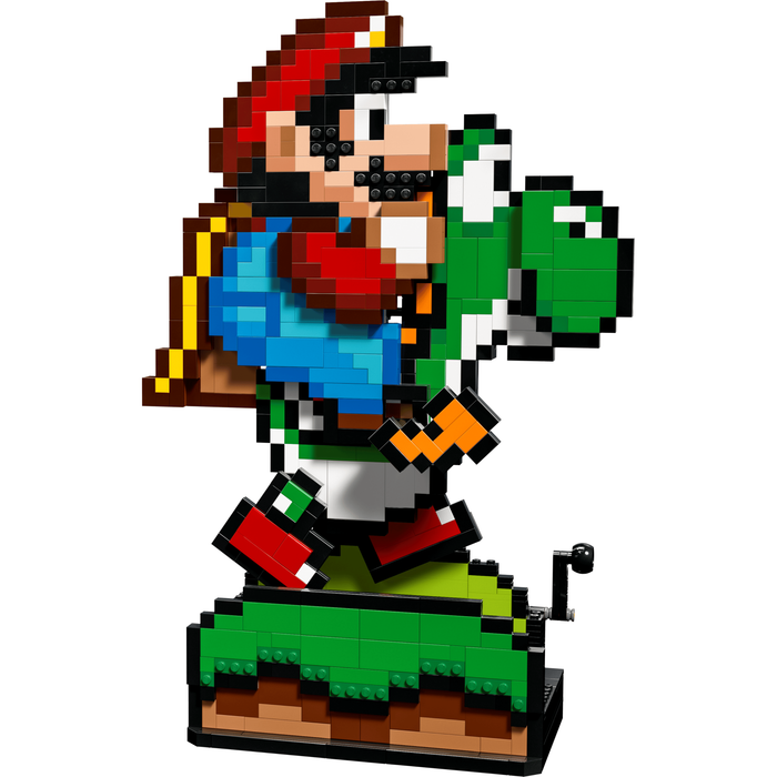LEGO Super Mario 71438 Super Mario World: Mario & Yoshi built Mario and Yoshi display model