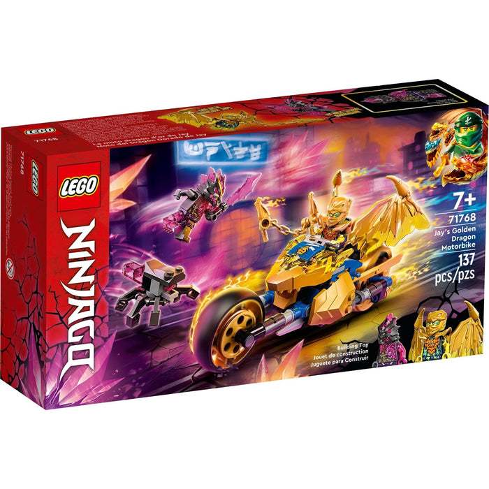 LEGO Ninjago 71768 Jay s Golden Dragon Motorbike Brick a brac uk