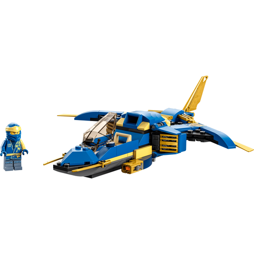 LEGO Ninjago 71784 Jay's Lightning Jet EVO built Lightning Jet with Jay minifigure