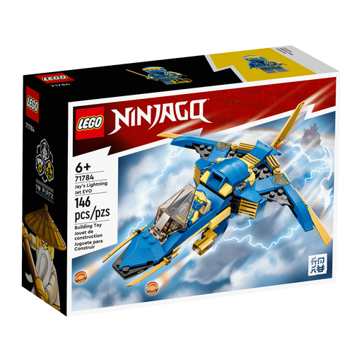 LEGO Ninjago 71784 Jay's Lightning Jet EVO box front