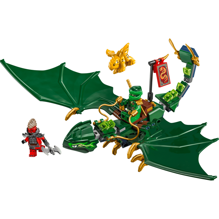 LEGO Ninjago 71829 Lloyd's Green Forest Dragon green forest dragon with Lloyd and Dragonian Scout
