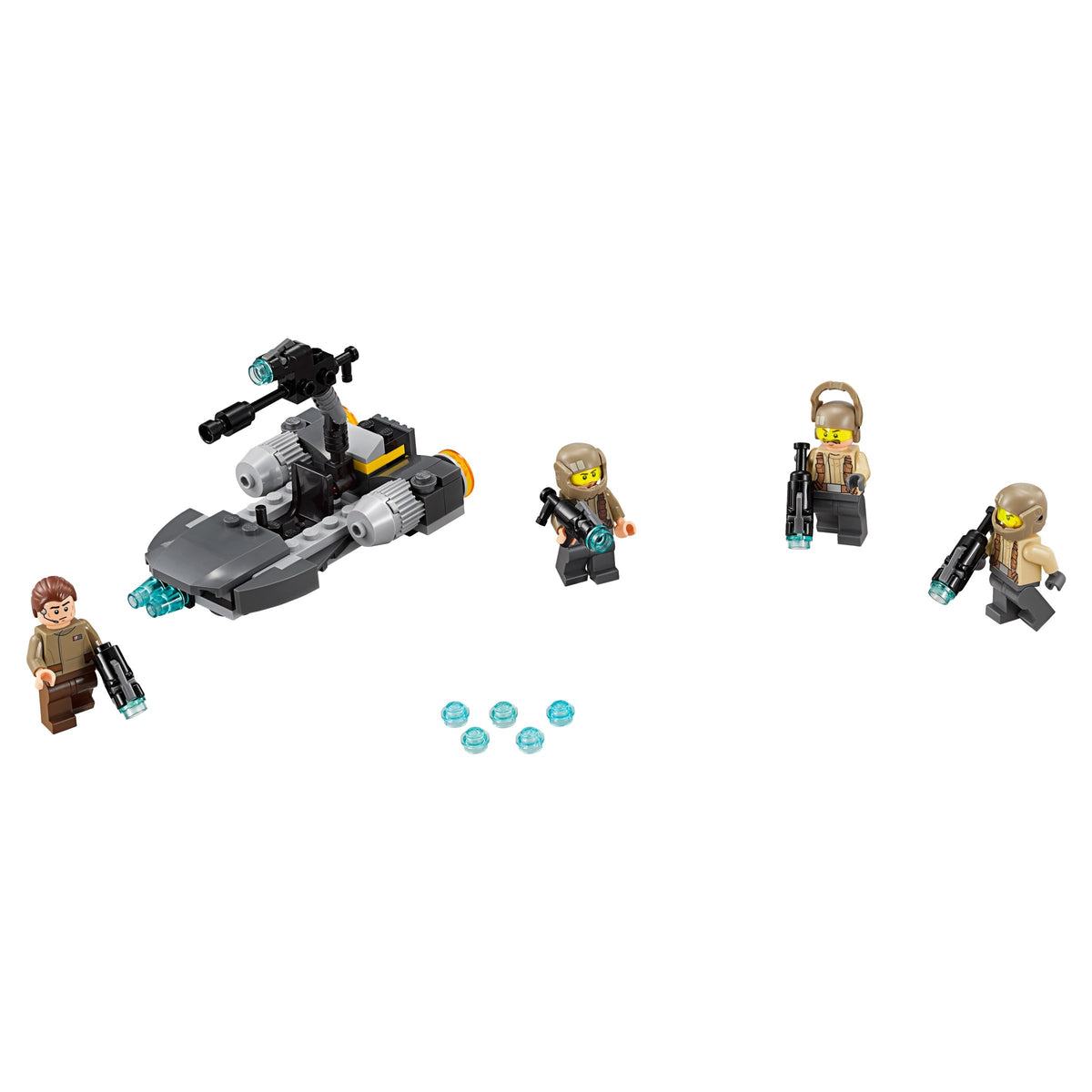 LEGO Star Wars 75131 Resistance Trooper Battle Pack speeder and 4 minifigures