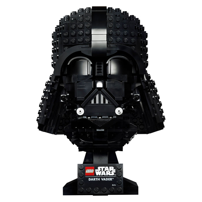 LEGO Star Wars 75304 Darth Vader Helmet front view of the helmet