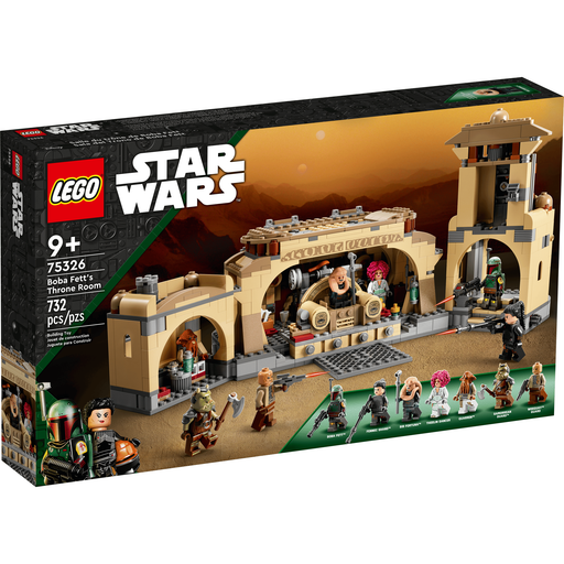 LEGO Star Wars 75326 Boba Fett's Throne Room box front