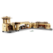 LEGO Star Wars 75326 Boba Fett's Throne Room palace folded open