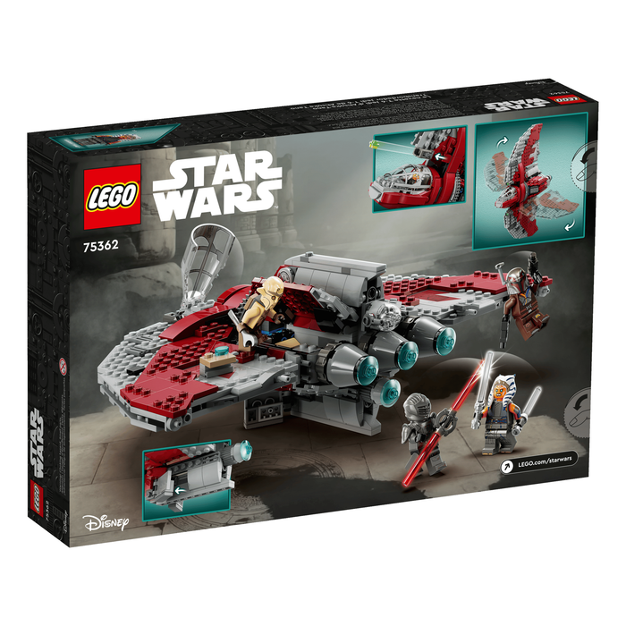 LEGO Star Wars 75362 Ahsoka Tano's T-6 Jedi Shuttle box back