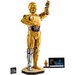 LEGO Star Wars 75398 C-3PO built droid figure with stand, plaque and minifigure