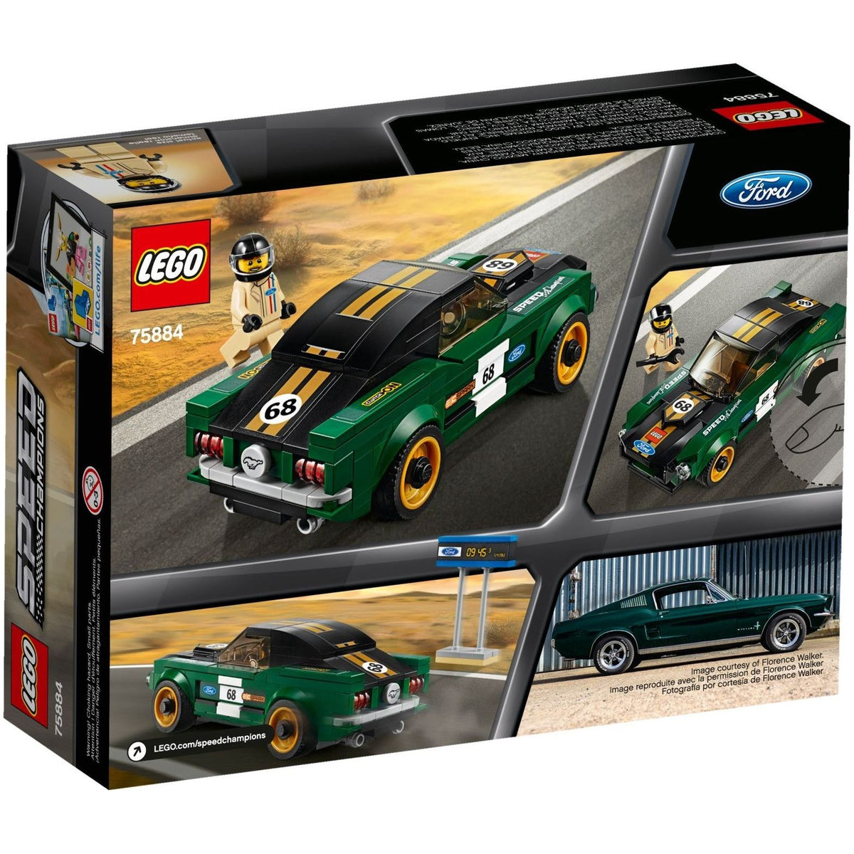 LEGO Speed Champions 75884 1968 Ford Mustang Fastback