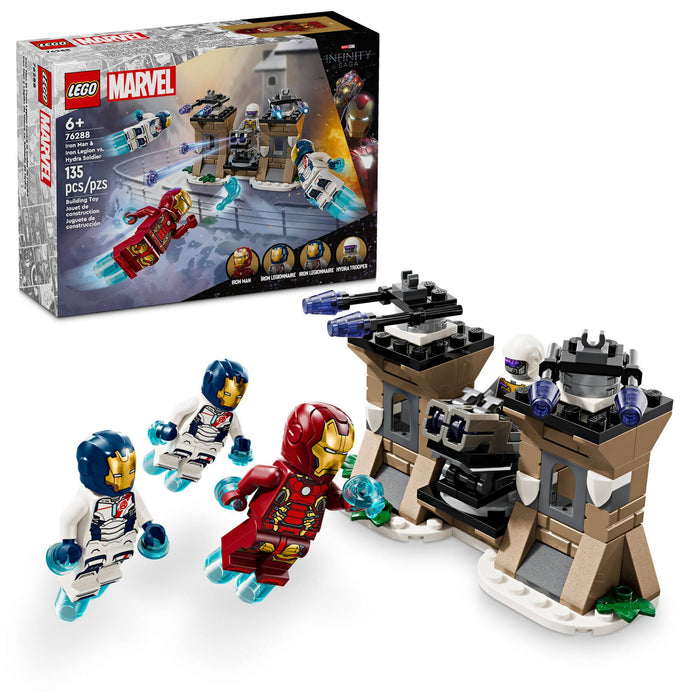 LEGO Marvel 76288 Iron Man & Iron Legion vs. Hydra Soldier box front