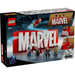 LEGO Marvel 76313 MARVEL Logo & Minifigures box back