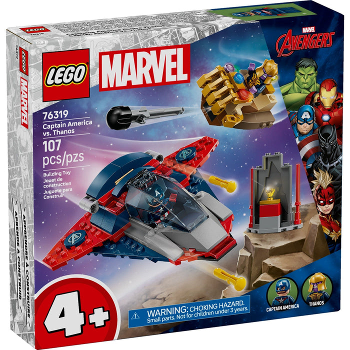 LEGO® 76319 Marvel Captain America vs. Thanos with 2 Minifigures
