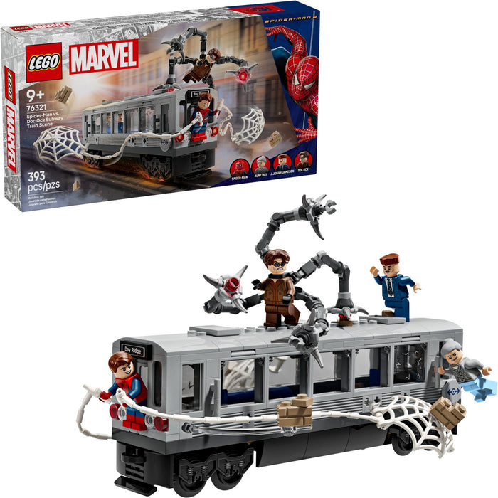 LEGO 76321 Spider-Man vs. Doc Ock Subway Train Scene