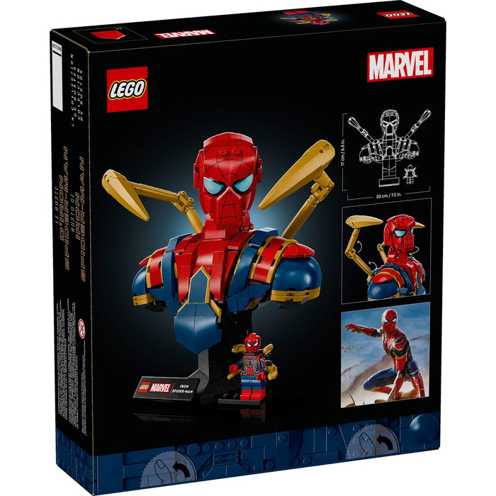 LEGO Marvel 76326 Iron Spider-Man Bust