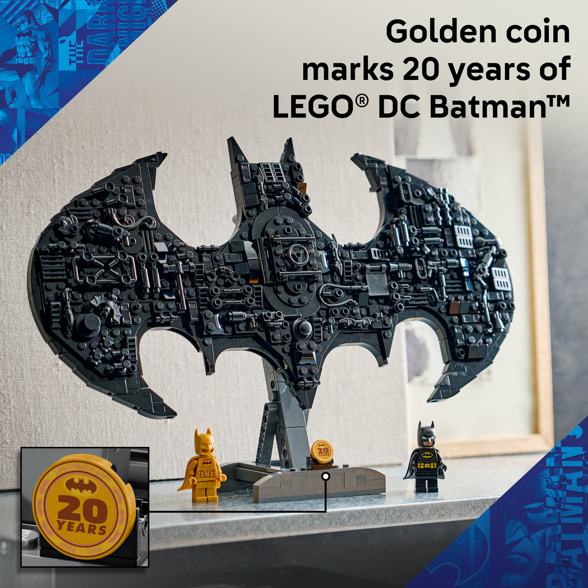 LEGO Batman Logo 76330 | 20th Anniversary Display Set