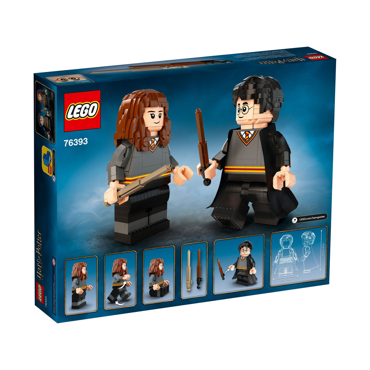 LEGO Harry Potter 76393 Harry Potter & Hermione Granger box back