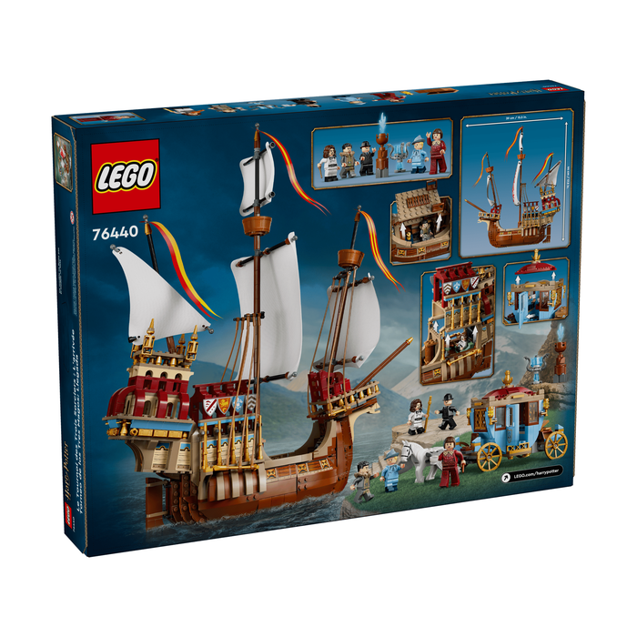 LEGO Harry Potter 76440 Triwizard Tournament: The Arrival box back