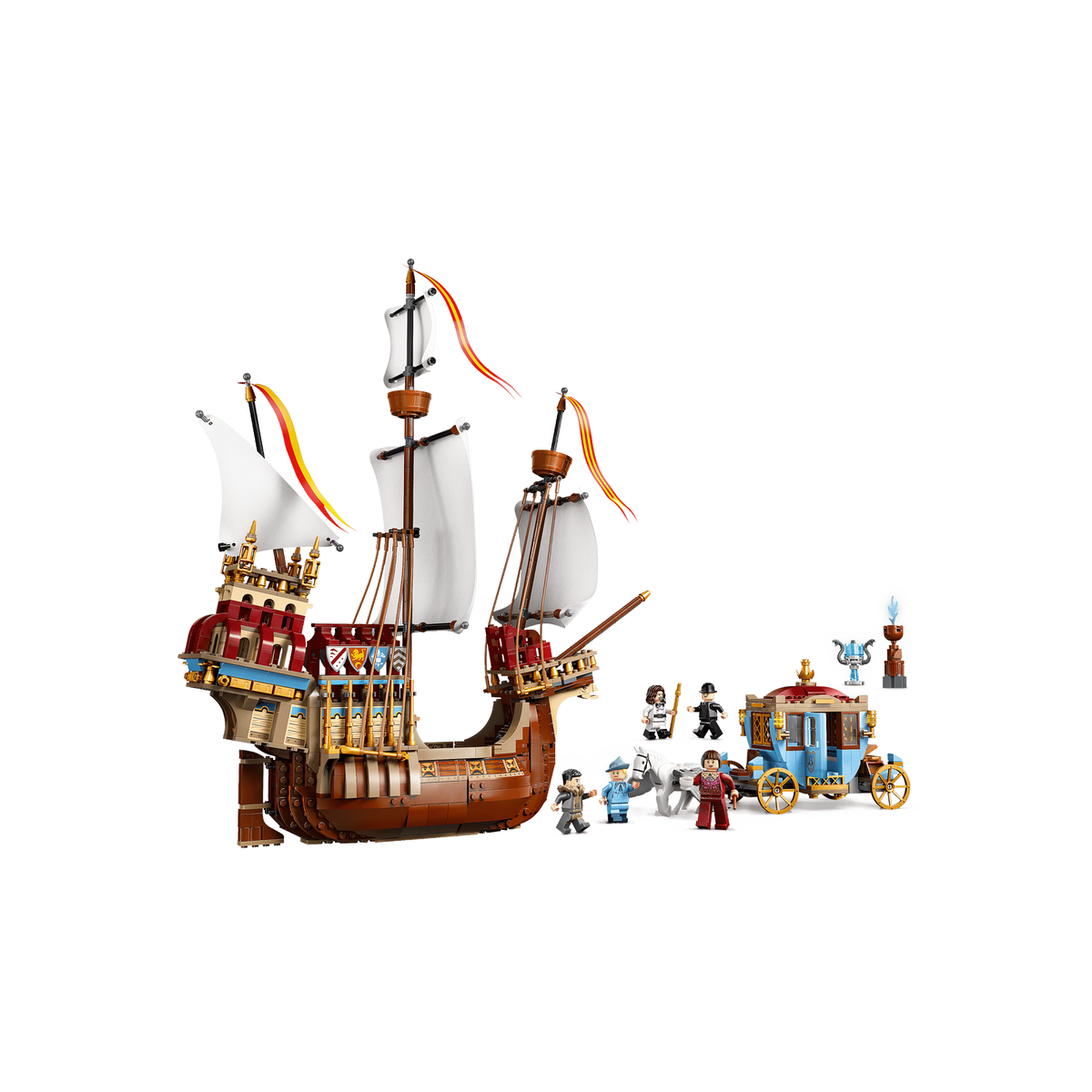 LEGO Harry Potter 76440 Triwizard Tournament: The Arrival ship interior detail