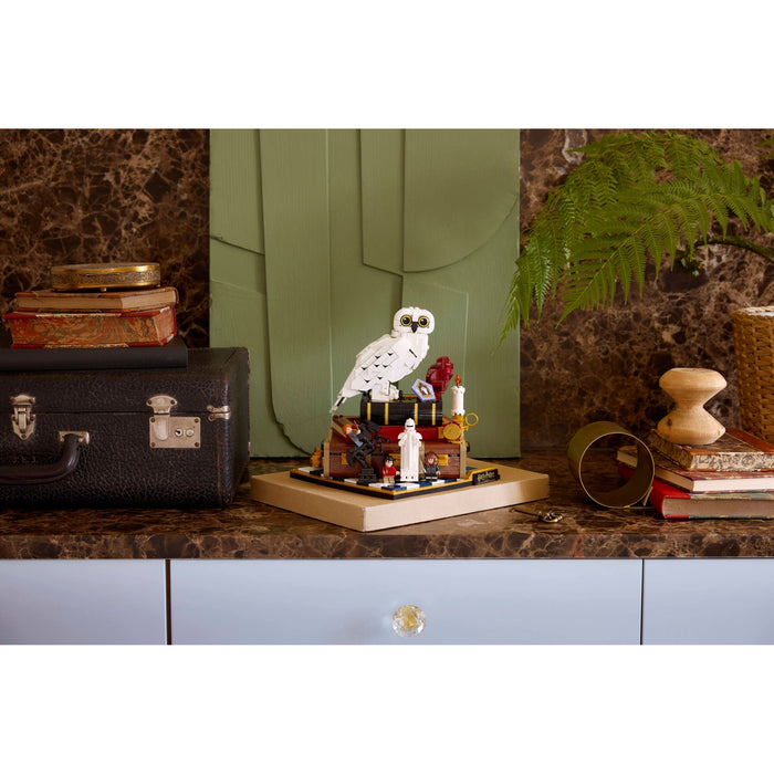 LEGO Harry Potter 76466 Philosopher's Stone – Collectors' Edition displayed on a sideboard